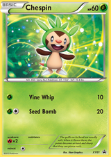 XY Black Star Promos XY01 Chespin