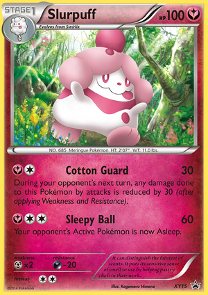 XY Black Star Promos XY15 Slurpuff