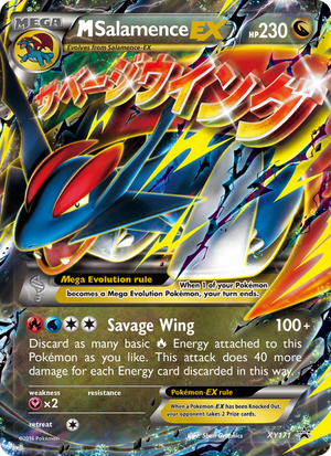 XY Black Star Promos XY171 M Salamence-EX