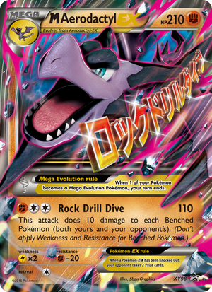 XY Black Star Promos XY98 M Aerodactyl EX