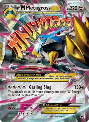 XY Black Star Promos XY35 M Metagross EX