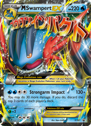XY Black Star Promos XY87 M Swampert EX