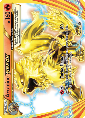 XY Black Star Promos XY180 Arcanine BREAK