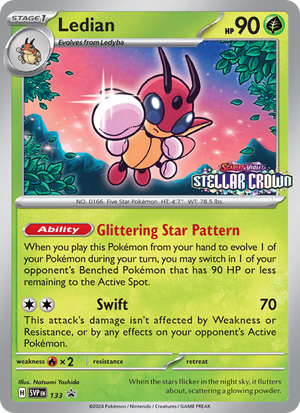 SVP Black Star Promos 133 Ledian