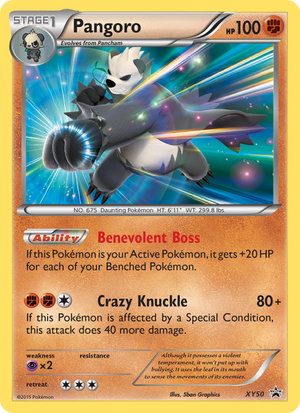 XY Black Star Promos XY50 Pangoro