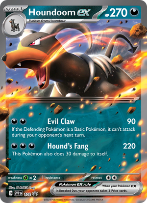 SVP Black Star Promos 103 Houndoom ex