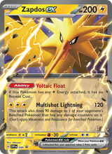 SVP Black Star Promos 049 Zapdos ex