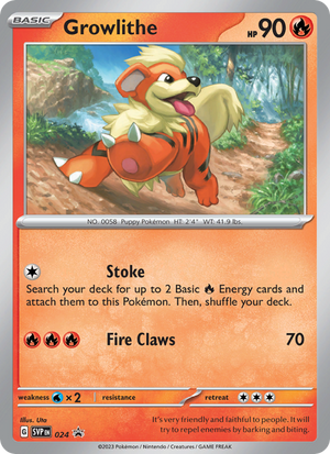 SVP Black Star Promos 024 Growlithe