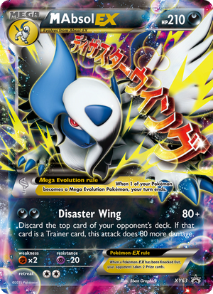 XY Black Star Promos XY63 M Absol EX