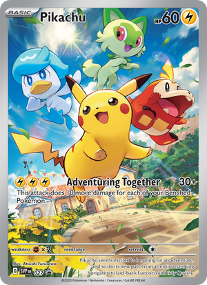 SVP Black Star Promos 027 Pikachu