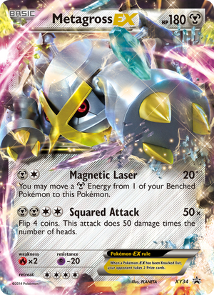 XY Black Star Promos XY34 Metagross EX