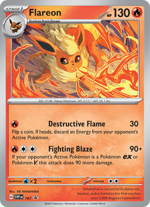 SVP Black Star Promos 167 Flareon