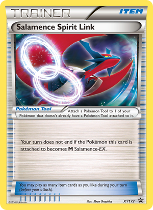 XY Black Star Promos XY172 Salamence Spirit Link