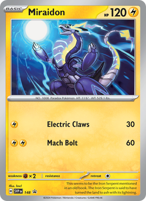SVP Black Star Promos 148 Miraidon
