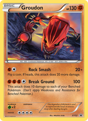XY Black Star Promos XY52 Groudon