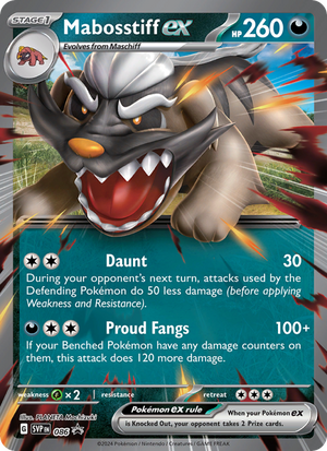 SVP Black Star Promos 086 Mabosstiff ex