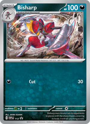 SVP Black Star Promos 112 Bisharp