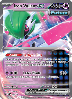 SVP Black Star Promos 068 Iron Valiant ex