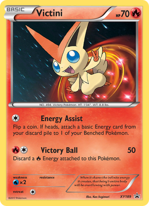 XY Black Star Promos XY189 Victini