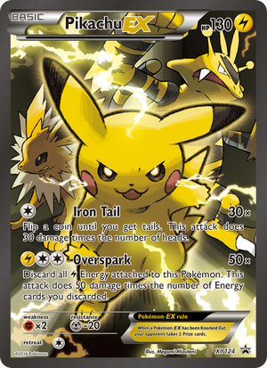 XY Black Star Promos XY124 Pikachu EX
