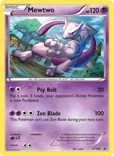 XY Black Star Promos XY100 Mewtwo
