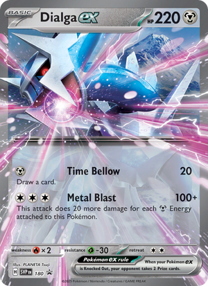 SVP Black Star Promos 180 Dialga ex