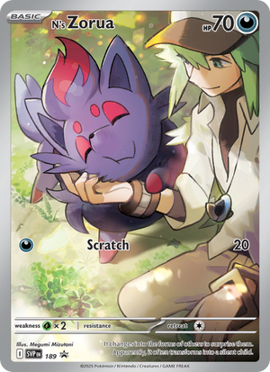 SVP Black Star Promos 189 N's Zorua