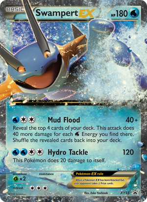 XY Black Star Promos XY55 Swampert EX
