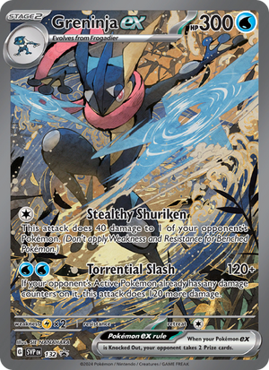 SVP Black Star Promos 132 Greninja ex