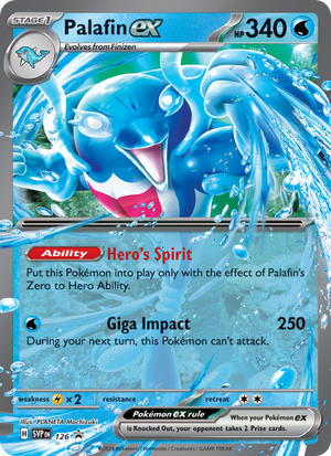 SVP Black Star Promos 126 Palafin ex