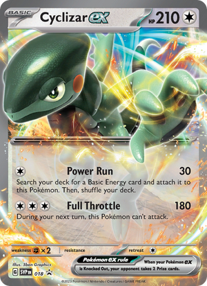 SVP Black Star Promos 018 Cyclizar ex