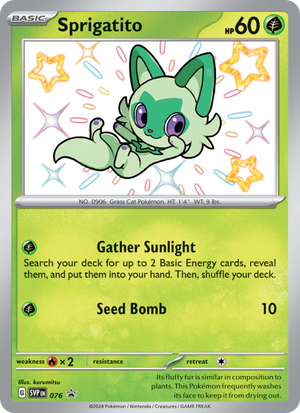 SVP Black Star Promos 076 Sprigatito