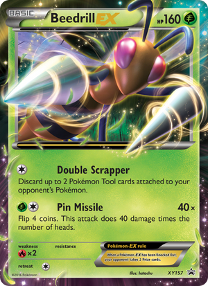 XY Black Star Promos XY157 Beedrill EX
