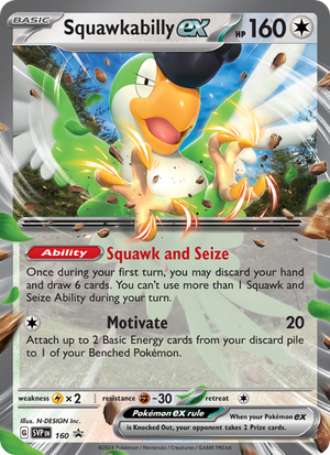 SVP Black Star Promos 160 Squawkabilly ex