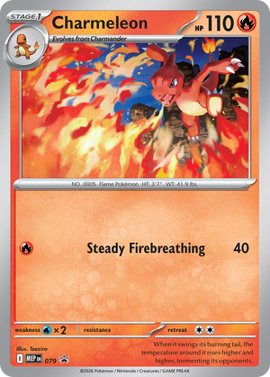 Mega Evolution Black Star Promos 079 Charmeleon