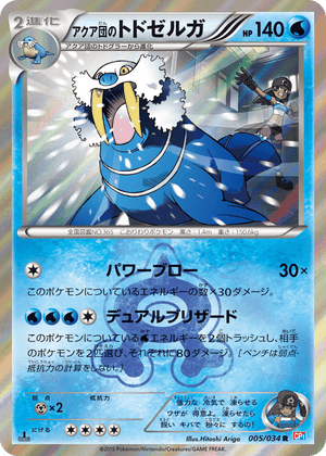 Magma Gang VS Aqua Gang: Double Crisis 005 Team Aqua's Walrein