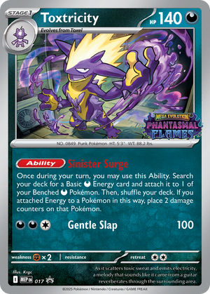 Mega Evolution Black Star Promos 017 Toxtricity