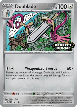 Mega Evolution Black Star Promos 067 Doublade