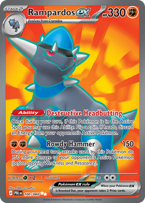 Pitch Black 100 Rampardos ex