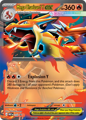 Mega Evolution Black Star Promos 030 Mega Charizard Y ex