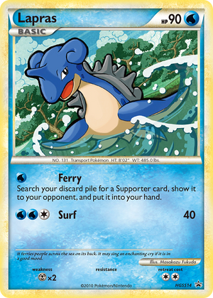 HGSS Black Star Promos HGSS14 Lapras