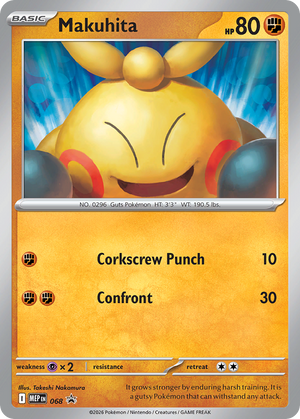 Mega Evolution Black Star Promos 068 Makuhita