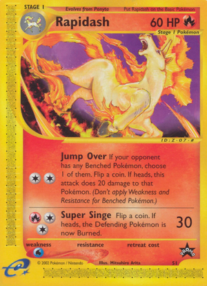 Wizards Black Star Promos 051 Rapidash