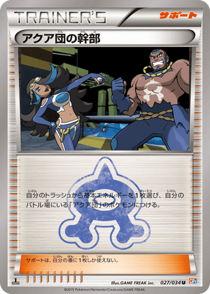 Magma Gang VS Aqua Gang: Double Crisis 027 Team Aqua Admin