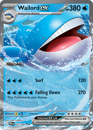 Pitch Black 016 Wailord ex