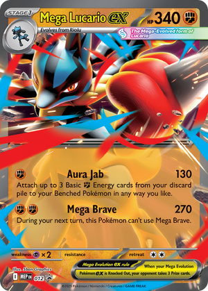 Mega Evolution Black Star Promos 012 Mega Lucario ex