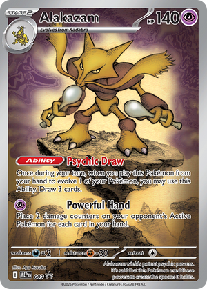 Mega Evolution Black Star Promos 009 Alakazam