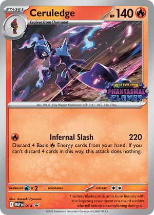 Mega Evolution Black Star Promos 014 Ceruledge