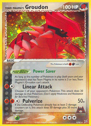 Team Magma vs Team Aqua 009 Team Magma's Groudon