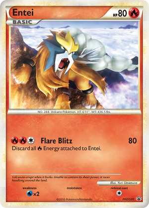 HGSS Black Star Promos HGSS20 Entei